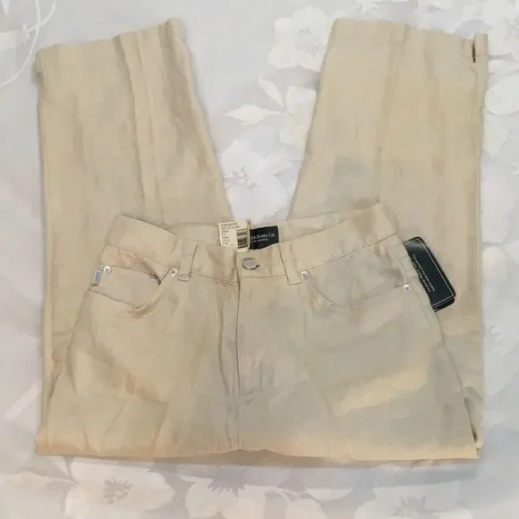 Lauren Jeans Co. By Ralph Lauren Linen Capris - Picture 2 of 5